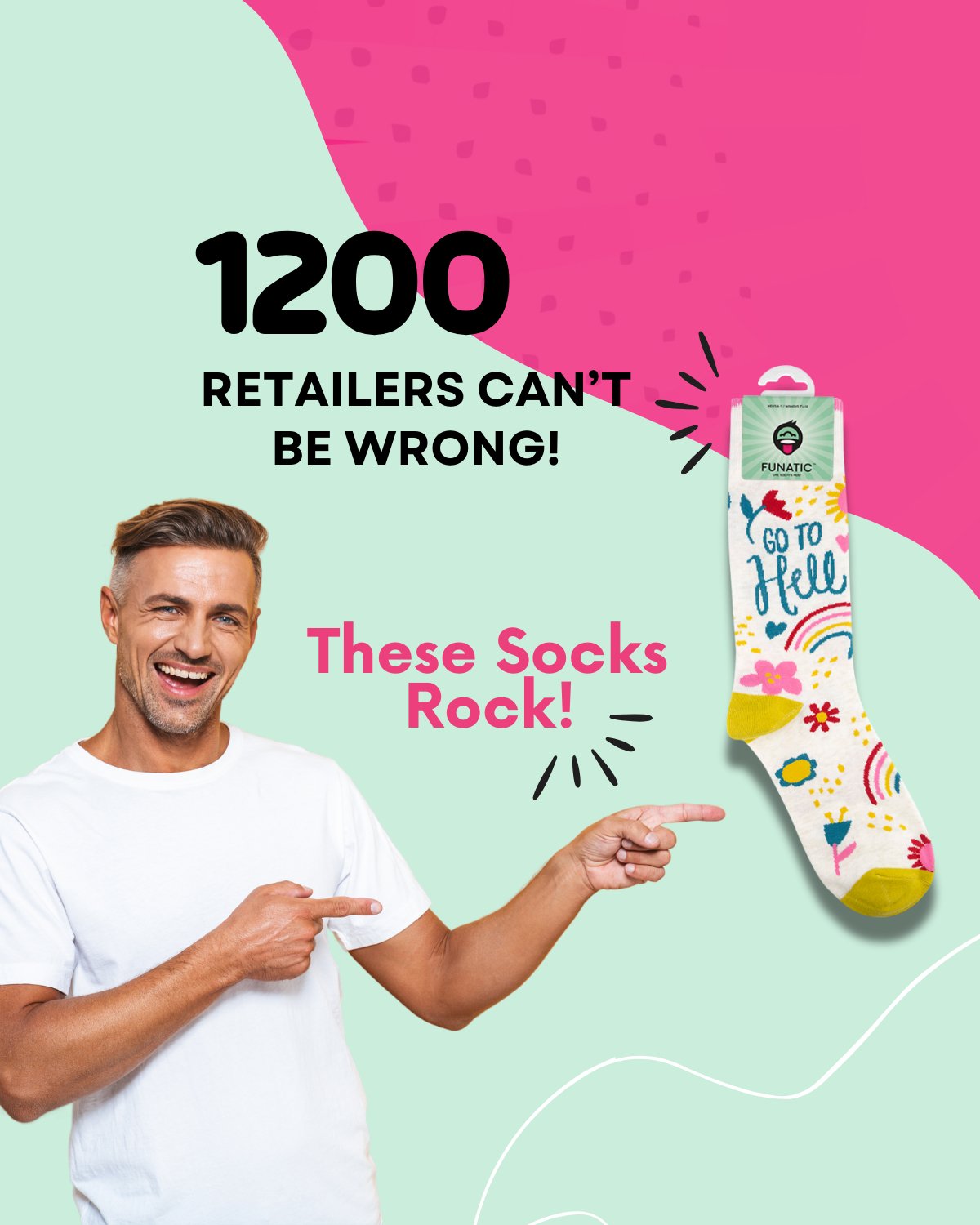 Go to Hell Socks | Curse Word Socks | Funny Unisex Socks - HER Home Design Boutique